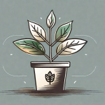 A symbolic representation of an ecommerce brand as a growing plant