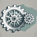 Two interconnected gears