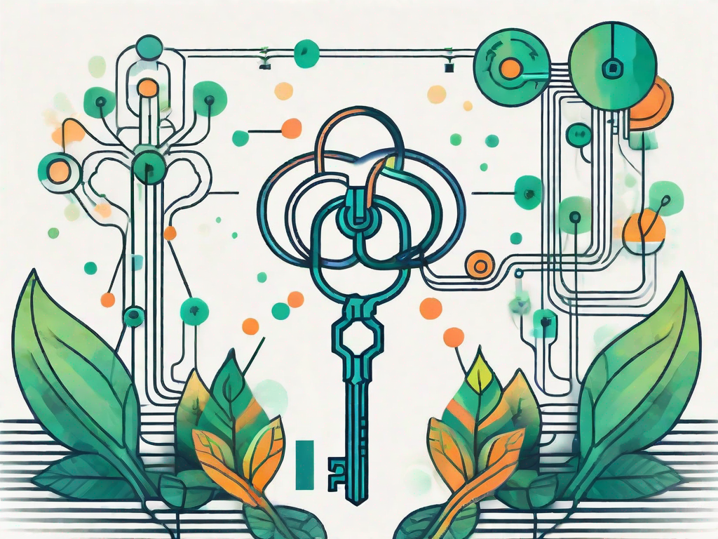 A symbolic key unlocking a vibrant