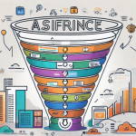 A symbolic representation of an affiliate marketing funnel