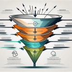 A funnel with different stages