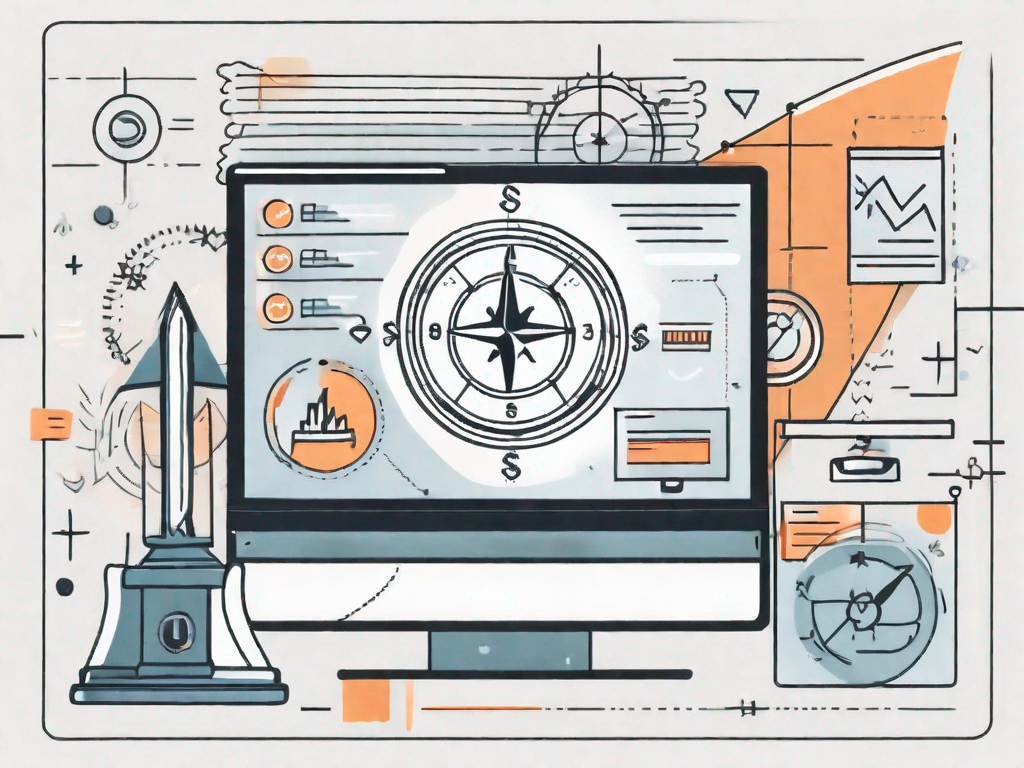 A computer screen showcasing various features of the hubspot crm platform