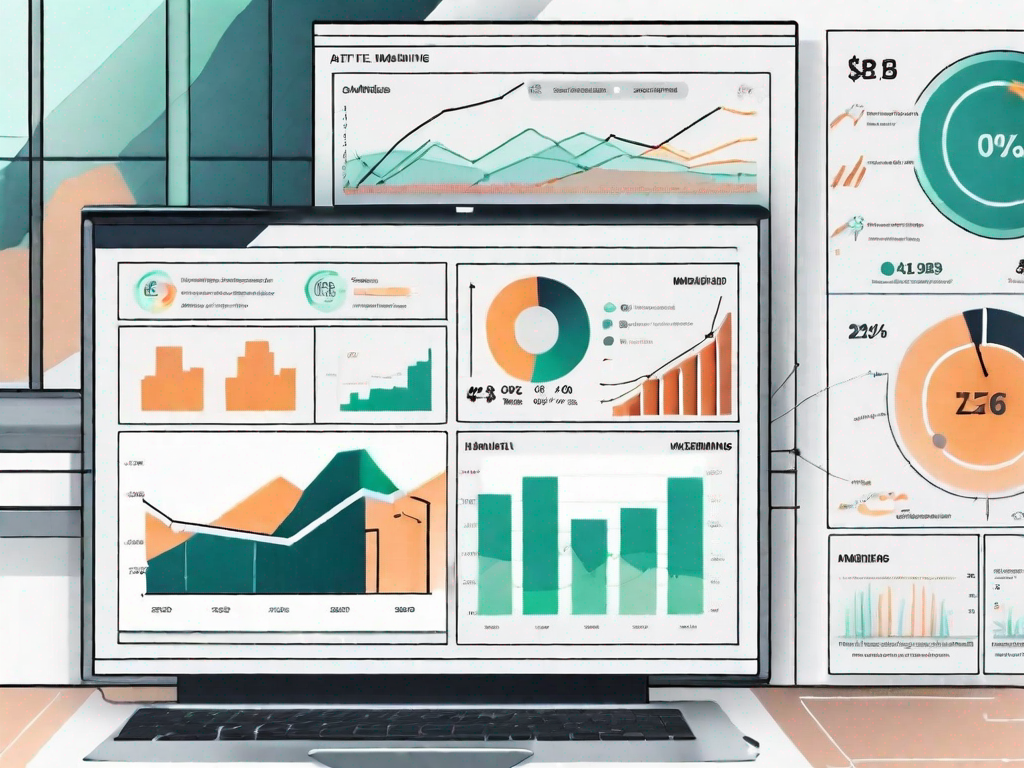 A computer screen displaying an affiliate marketing dashboard