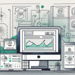 A computer screen displaying the interface of admitad with various icons representing the process of setting up an offer