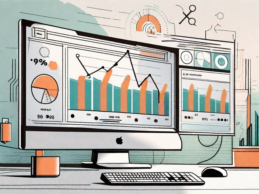 A computer screen displaying an advertising dashboard with various tools and settings