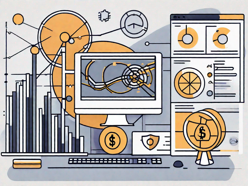 A computer screen displaying charts and graphs related to affiliate marketing