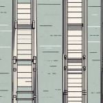 A vertical ladder with different levels representing stages of affiliate marketing