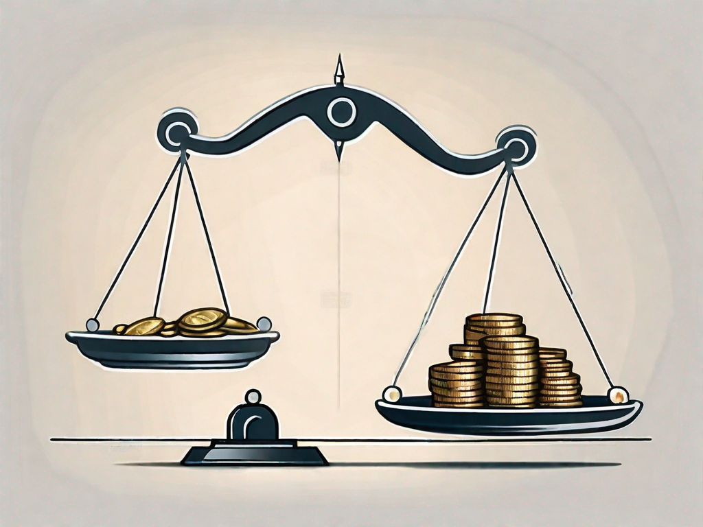 A symbolic balance scale