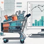 A shopping cart filled with various ecommerce items such as clothing