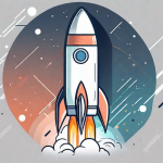 A rocket symbolizing an affiliate offer being launched