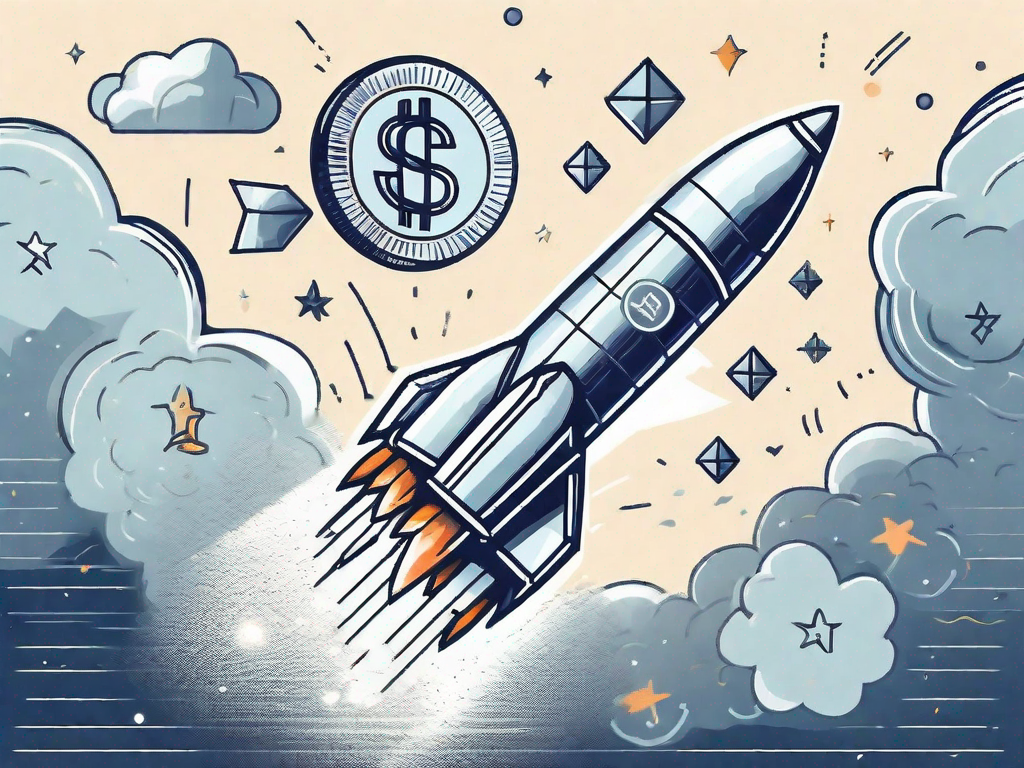 A rocket symbolizing an affiliate offer